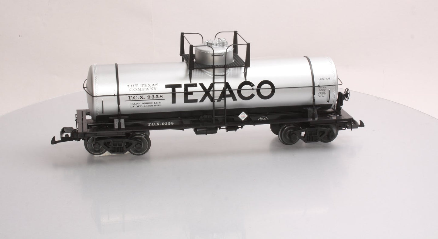 USA Trains 15122 G Texaco 10,000-Gallon Tank Car - Metal Wheels