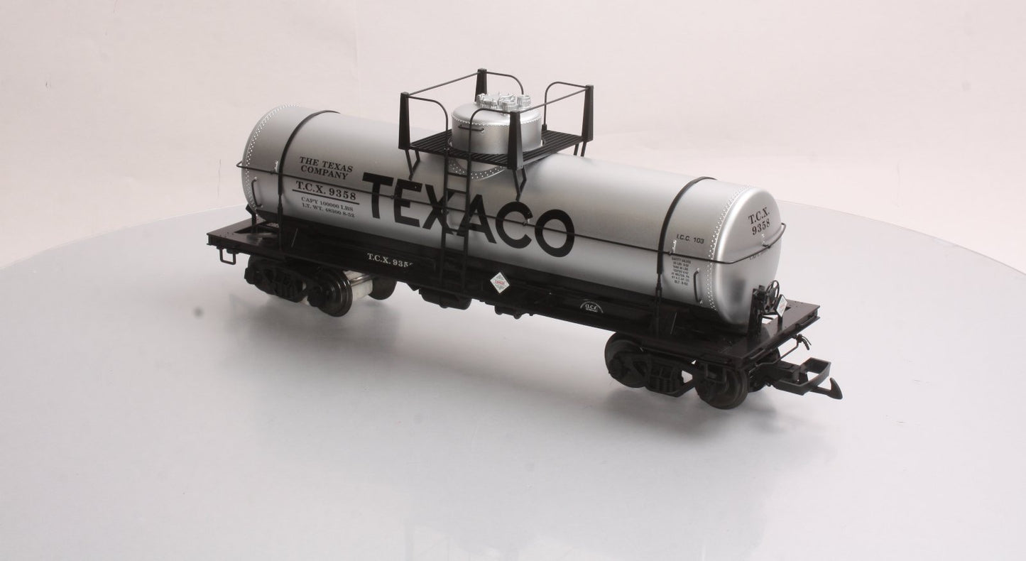 USA Trains 15122 G Texaco 10,000-Gallon Tank Car - Metal Wheels