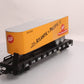 USA Trains 1760 G Atlantic & Pacific Flat Car with Piggyback Trailer