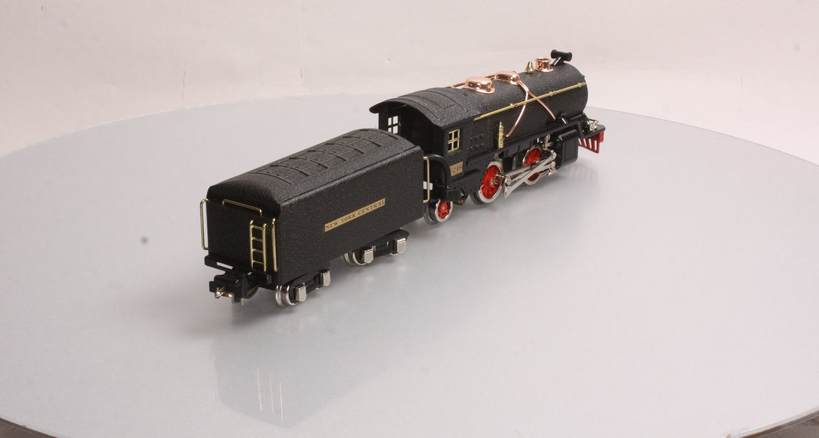 MTH 10-3032-1 NYC Crackle Black 249 O Gauge Loco & Tender w/PS2 #249