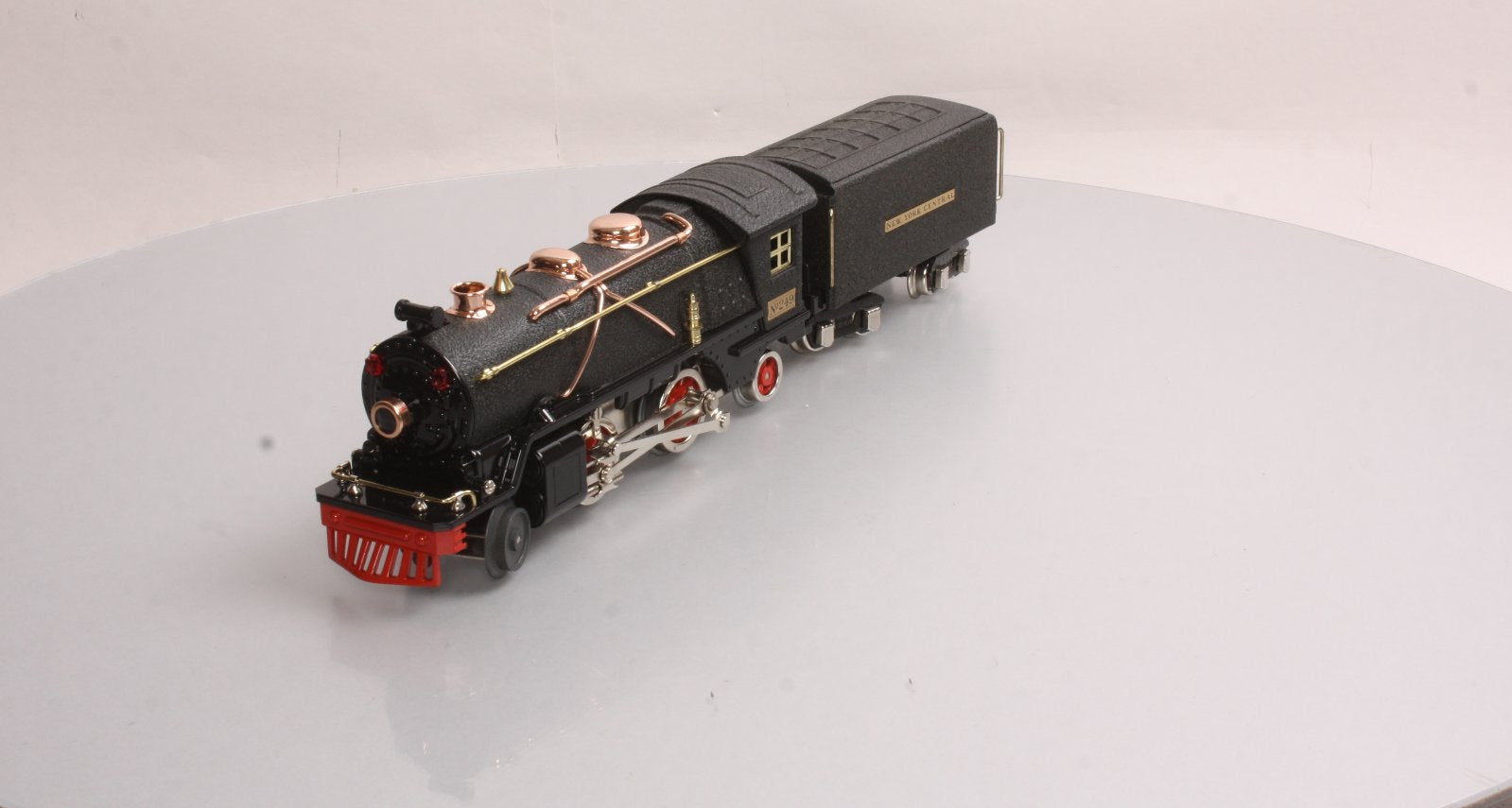 MTH 10-3032-1 NYC Crackle Black 249 O Gauge Loco & Tender w/PS2 #249