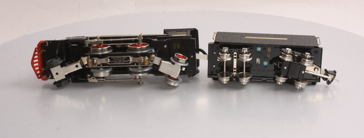 MTH 10-3032-1 NYC Crackle Black 249 O Gauge Loco & Tender w/PS2 #249