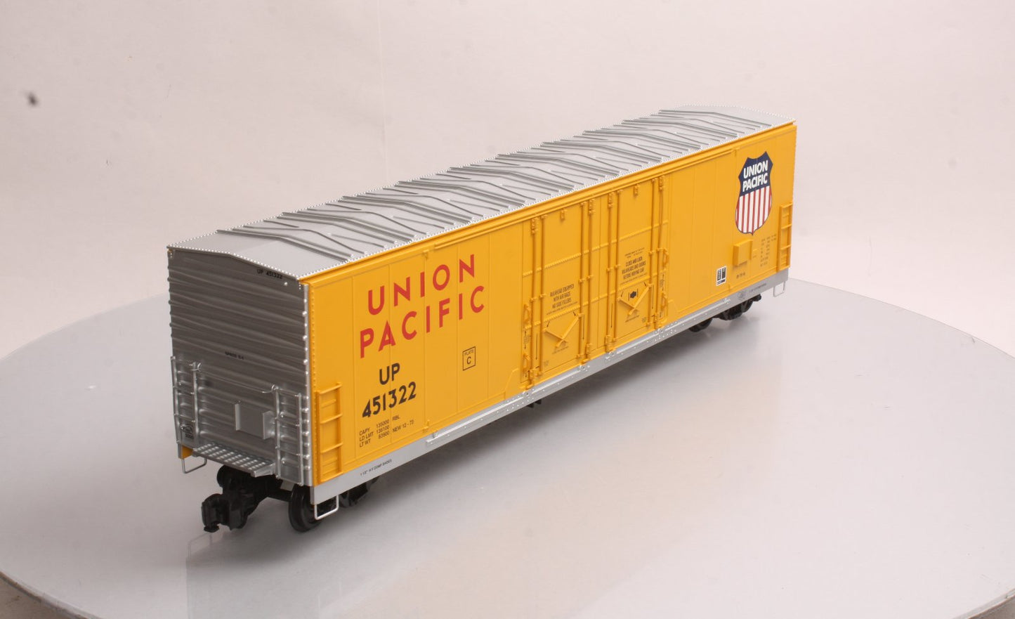 Aristo-Craft 50006 G Scale Union Pacific 53' Evans Boxcar (Metal Wheels)