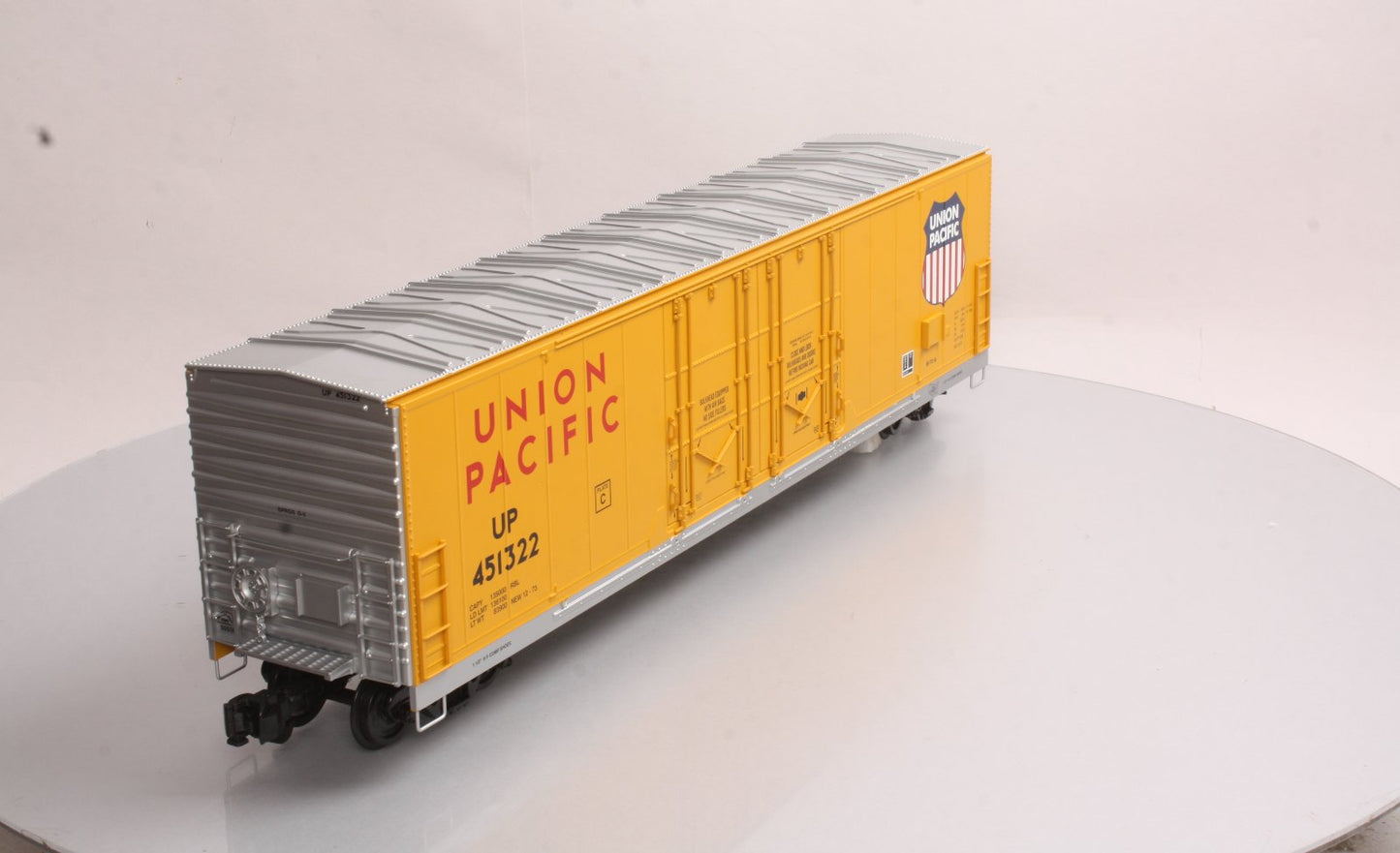 Aristo-Craft 50006 G Scale Union Pacific 53' Evans Boxcar (Metal Wheels)