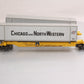 MTH 20-95085 O C&NW Spine Car Set with 2 48' Containers (Set of 2)