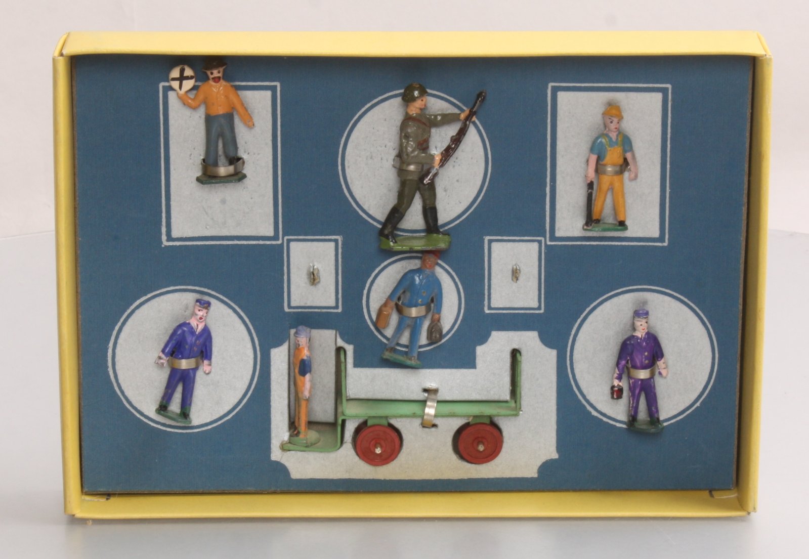American Flyer 578 Vintage S Station Diecast Figures (Set of 6)