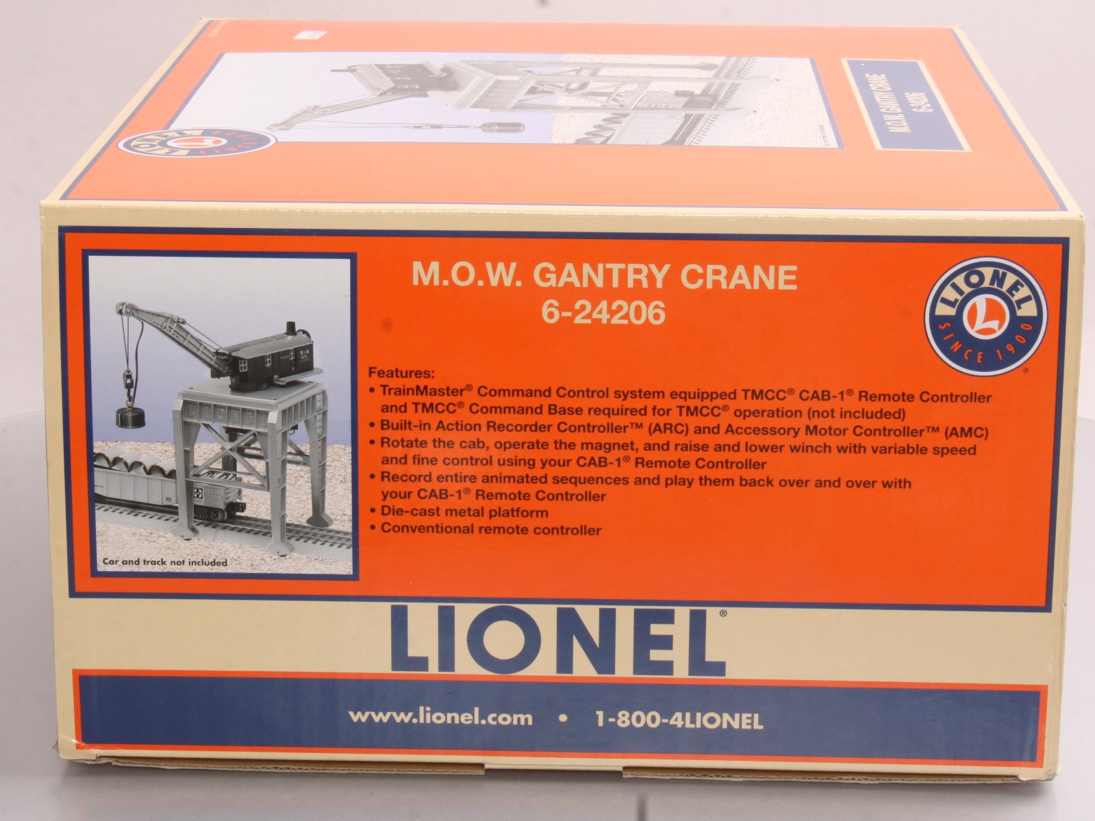 Lionel 6-24206 MOW Electromagnetic Gantry Crane w/TMCC