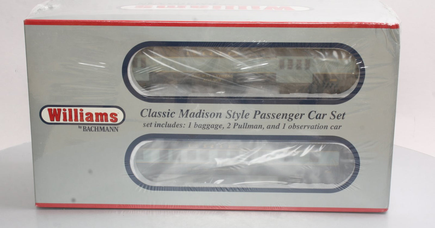 Williams 43454 Erie 60 Ft. Madison Passenger Car Car (Pack of 4)
