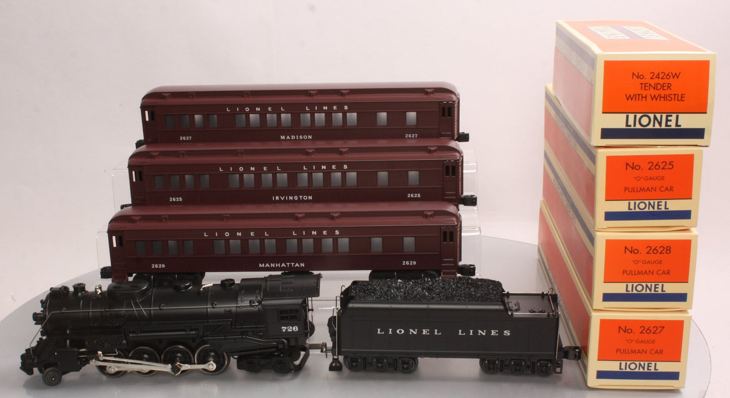 Lionel 6-38308 O Gauge PCC #2146WS Berkshire Madison Passenger Set