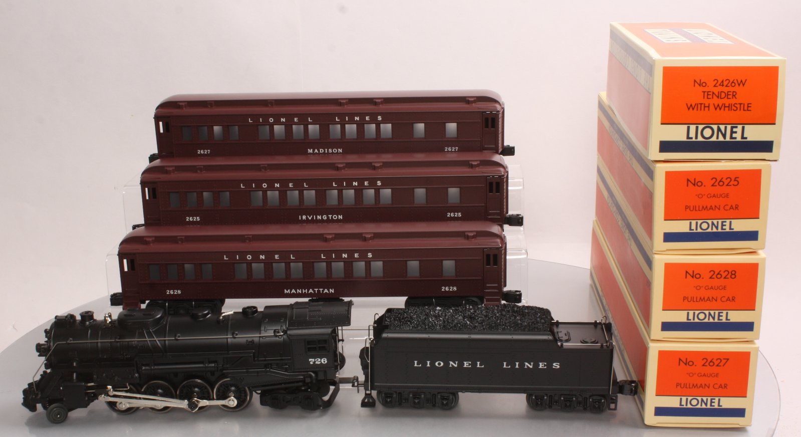Lionel 6-38308 O Gauge PCC #2146WS Berkshire Madison Passenger Set