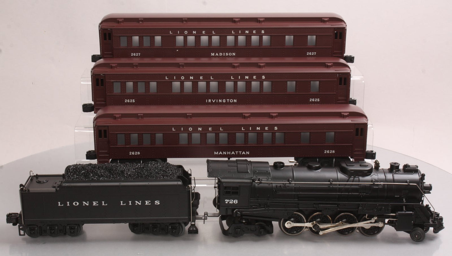 Lionel 6-38308 O Gauge PCC #2146WS Berkshire Madison Passenger Set