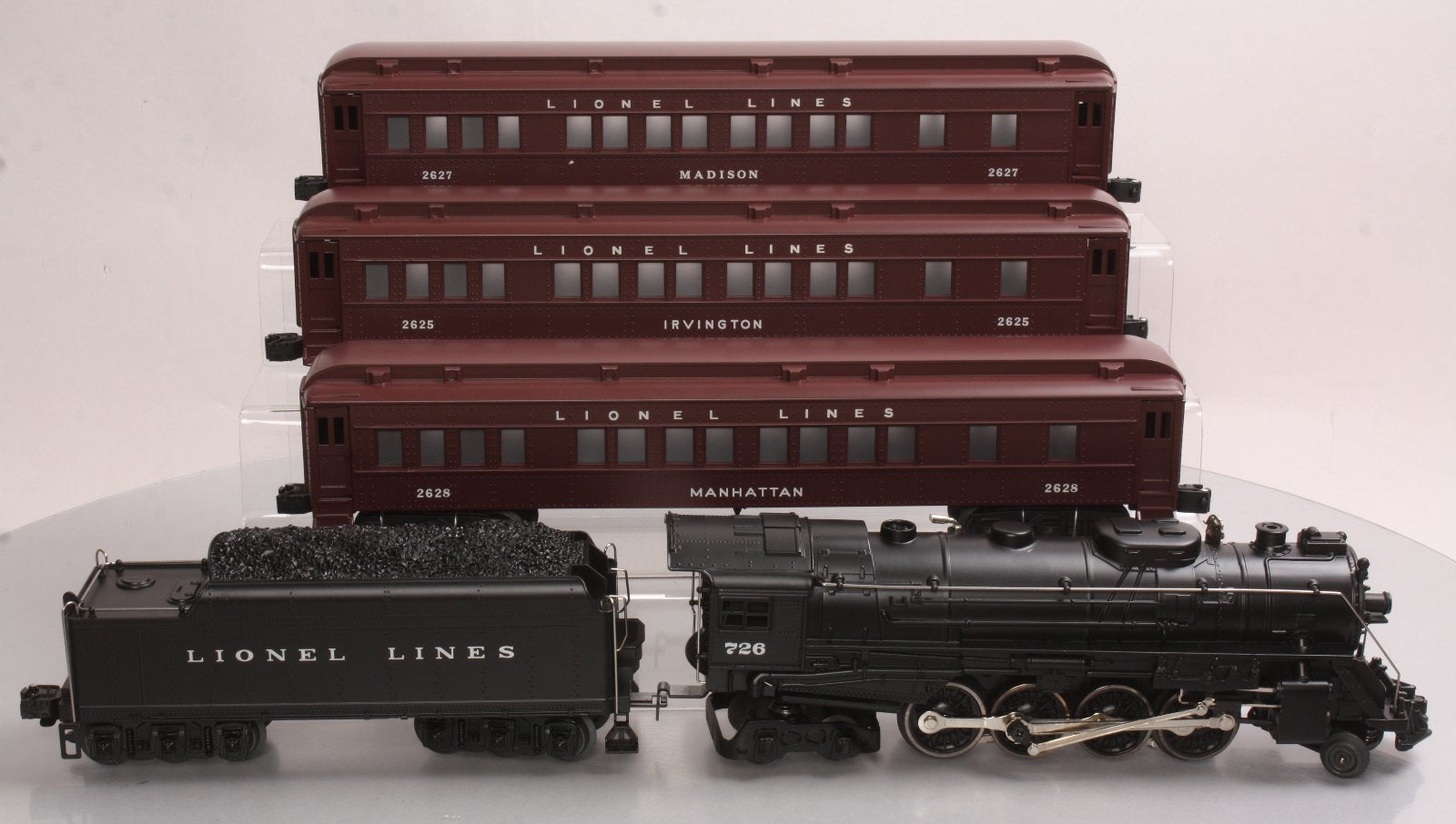 Lionel 6-38308 O Gauge PCC #2146WS Berkshire Madison Passenger Set