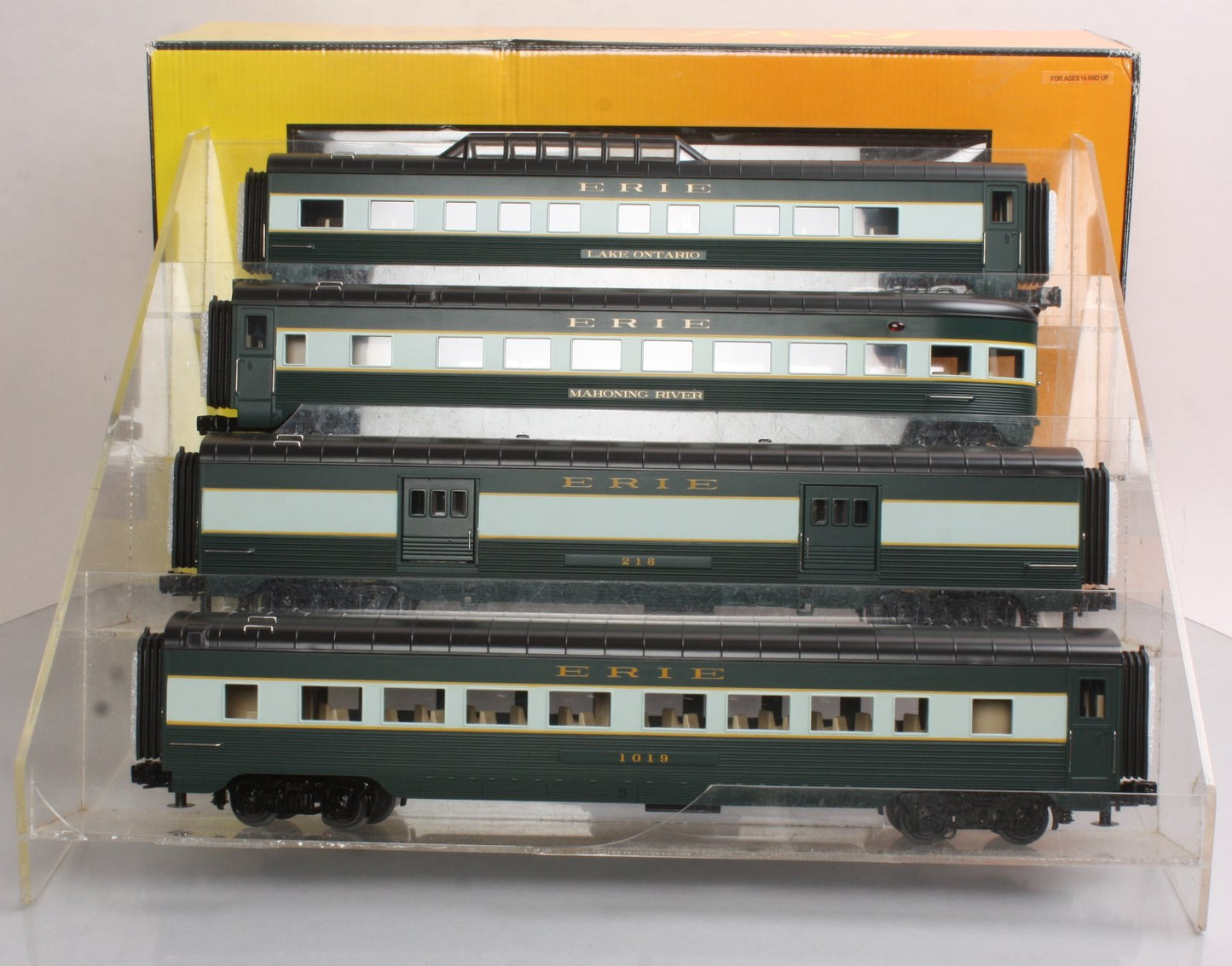 MTH 30-67584 Erie 4-Car 60' Stream ABS Passenger