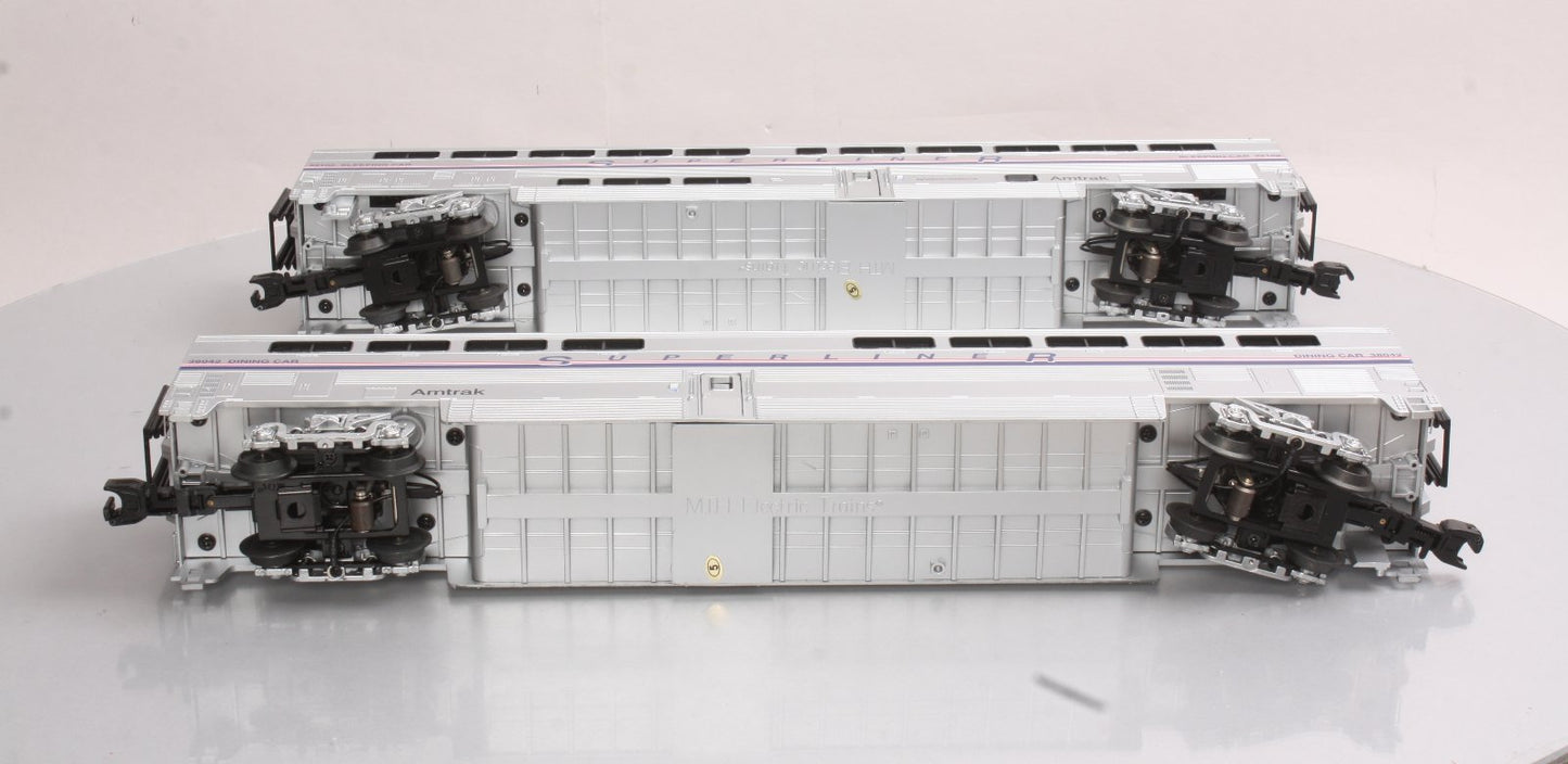 MTH 20-66233 O Amtrak SuperLiner Passenger Coach Car Set (Set of 2)