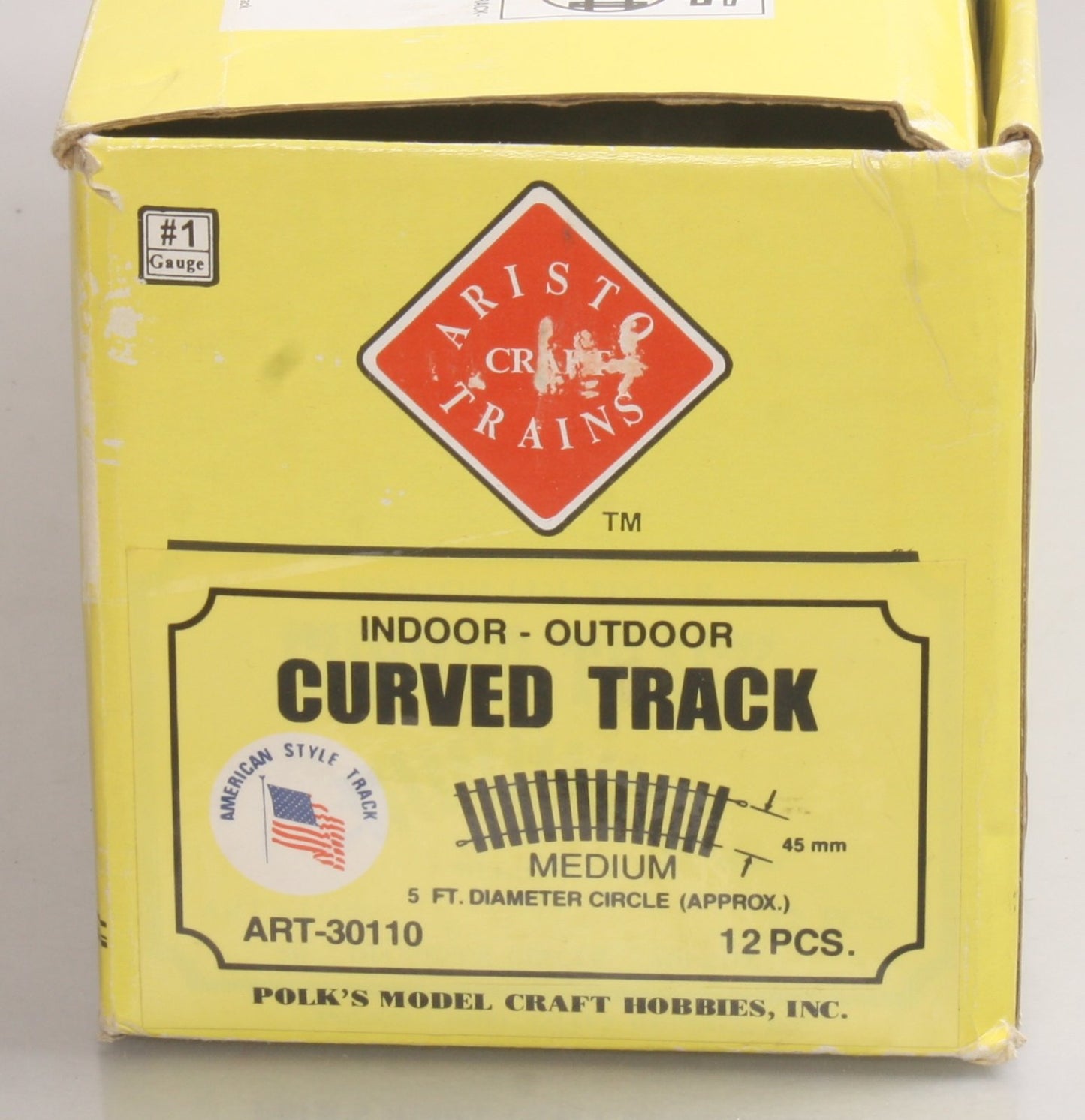 Aristo-Craft 30110 Brass Rail Curved Track 5' Diameter