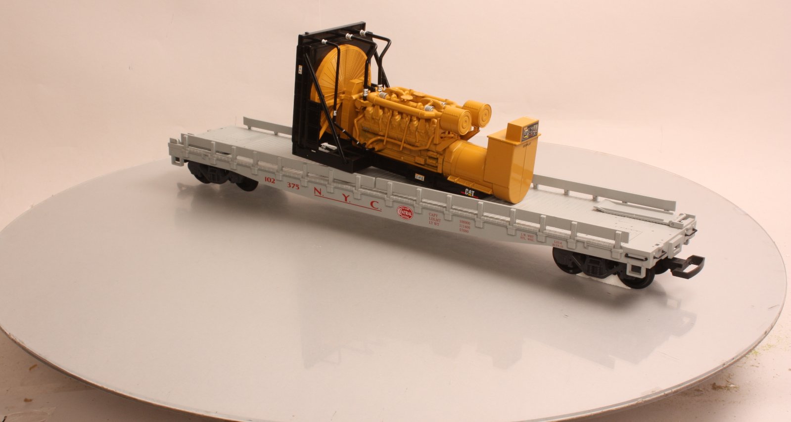 LGB 41543 NYC Flatcar with CAT Generator