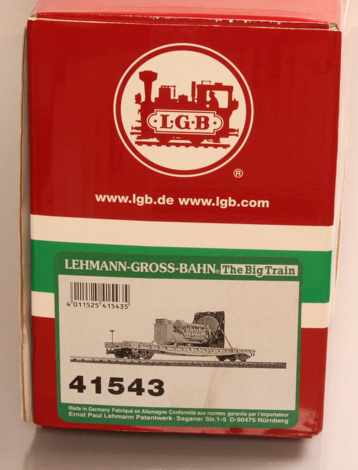 LGB 41543 NYC Flatcar with CAT Generator