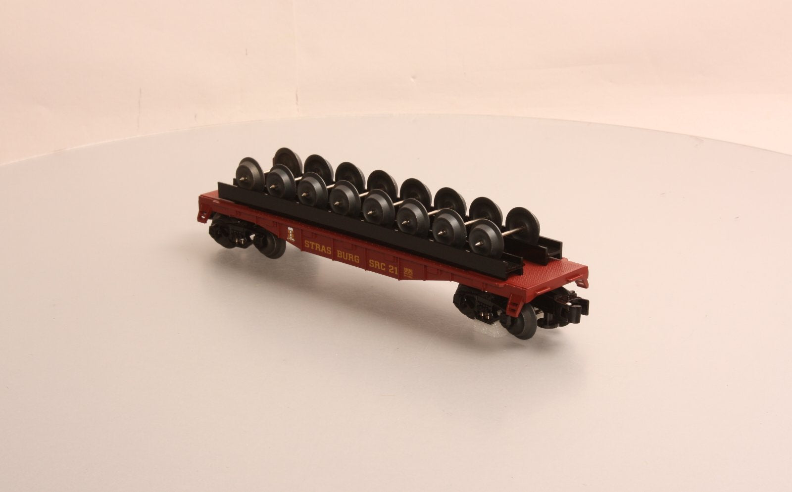 Lionel 6-26668 O-Gauge Strasburg Flatcar w/ Wheel Load #21