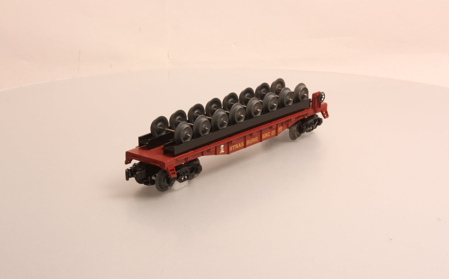 Lionel 6-26668 O-Gauge Strasburg Flatcar w/ Wheel Load #21