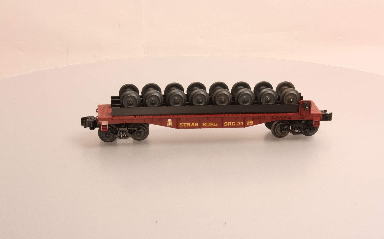 Lionel 6-26668 O-Gauge Strasburg Flatcar w/ Wheel Load #21