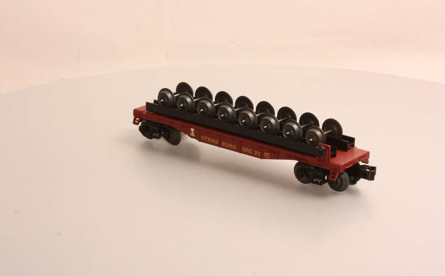 Lionel 6-26668 O-Gauge Strasburg Flatcar w/ Wheel Load #21