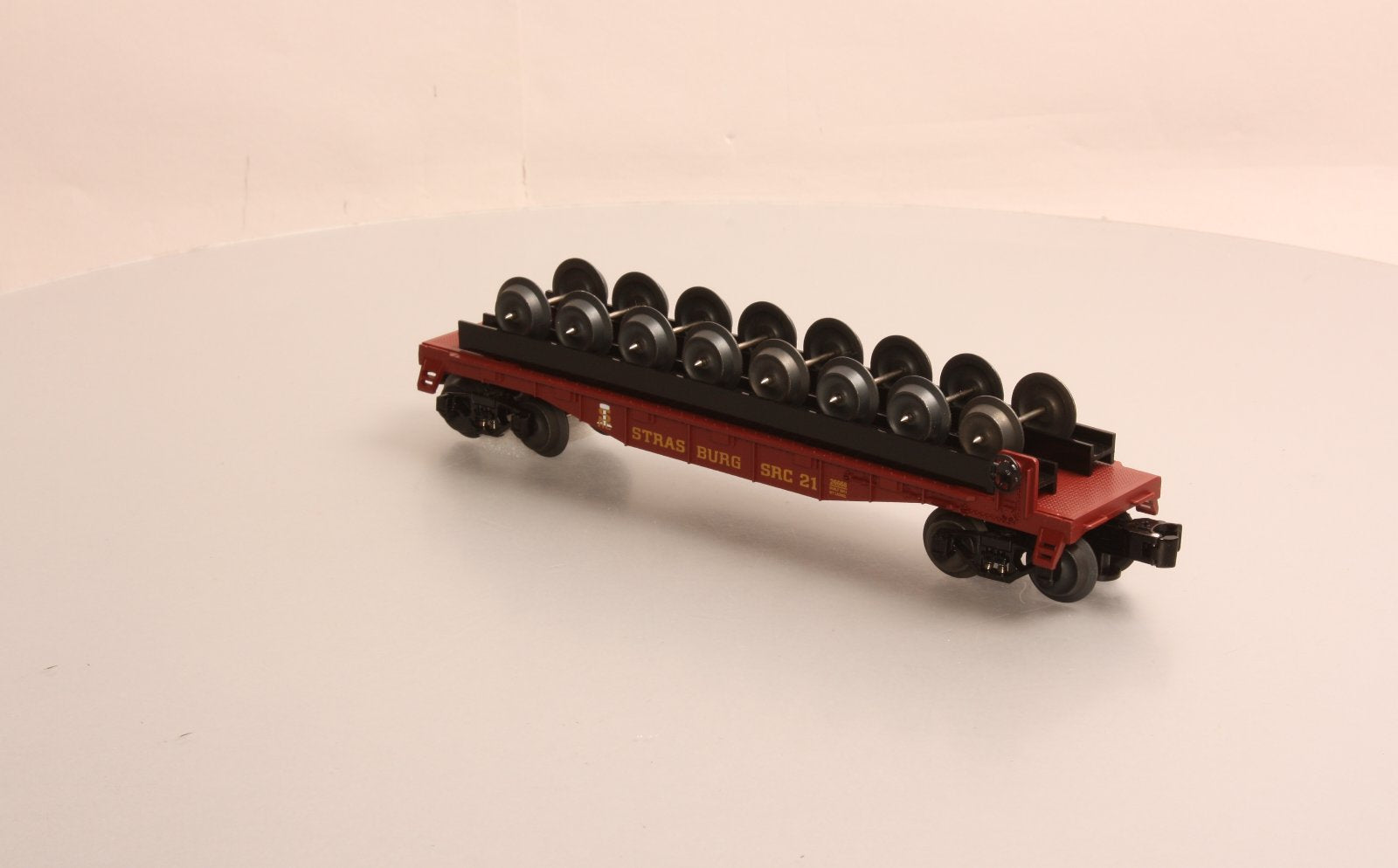 Lionel 6-26668 O-Gauge Strasburg Flatcar w/ Wheel Load #21