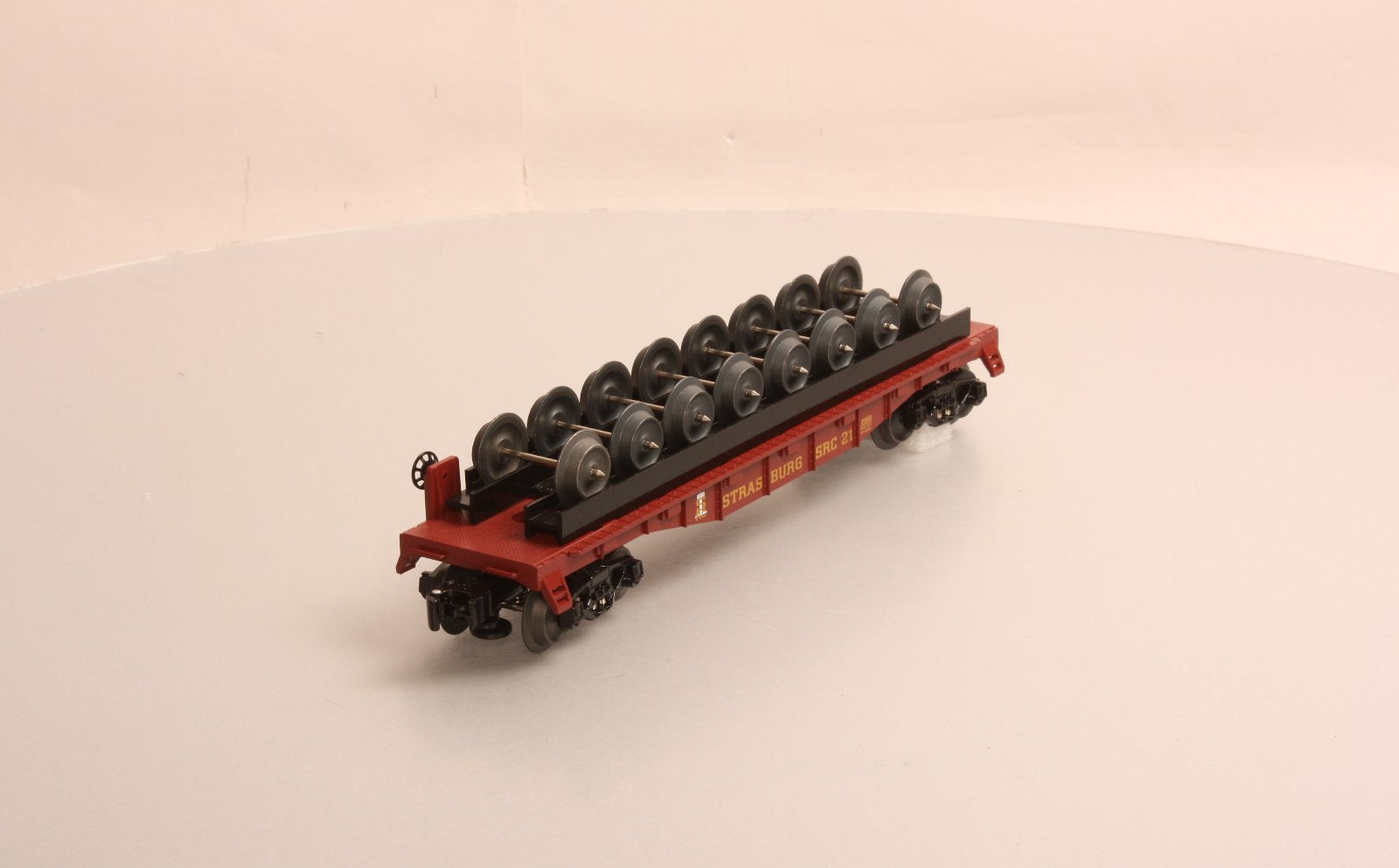 Lionel 6-26668 O-Gauge Strasburg Flatcar w/ Wheel Load #21