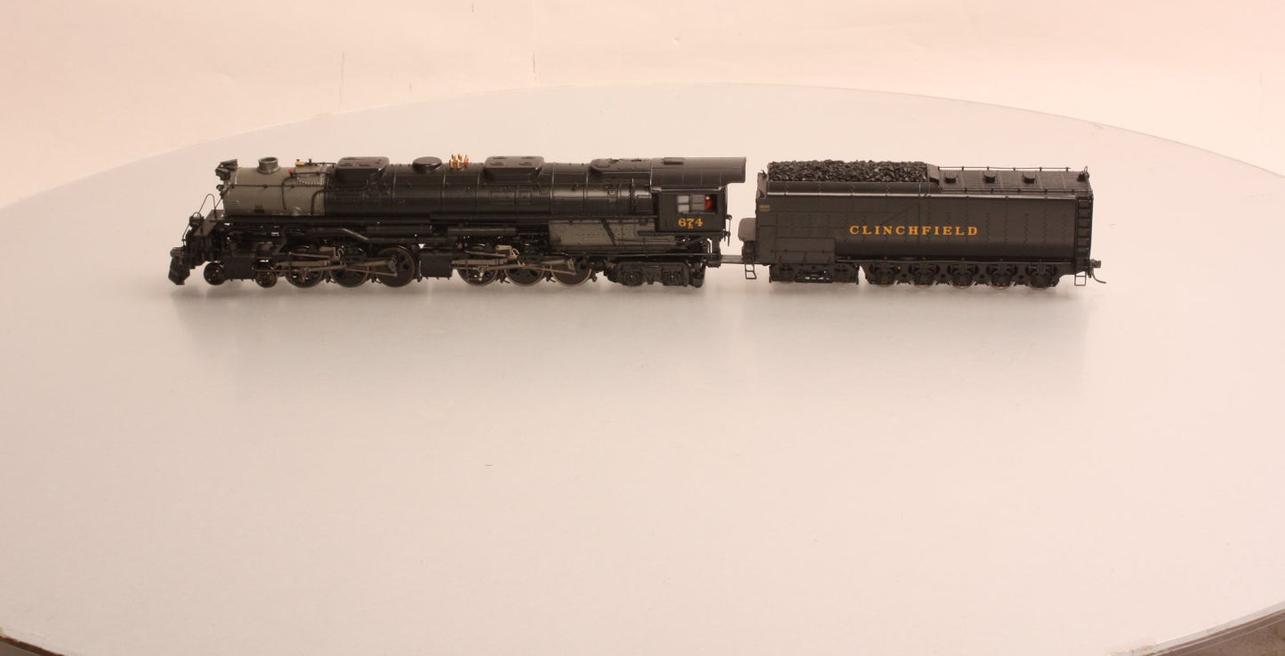 MTH 80-3204-1 Clinchfield #674 HO 4-6-6-4 Challenger w/PS3