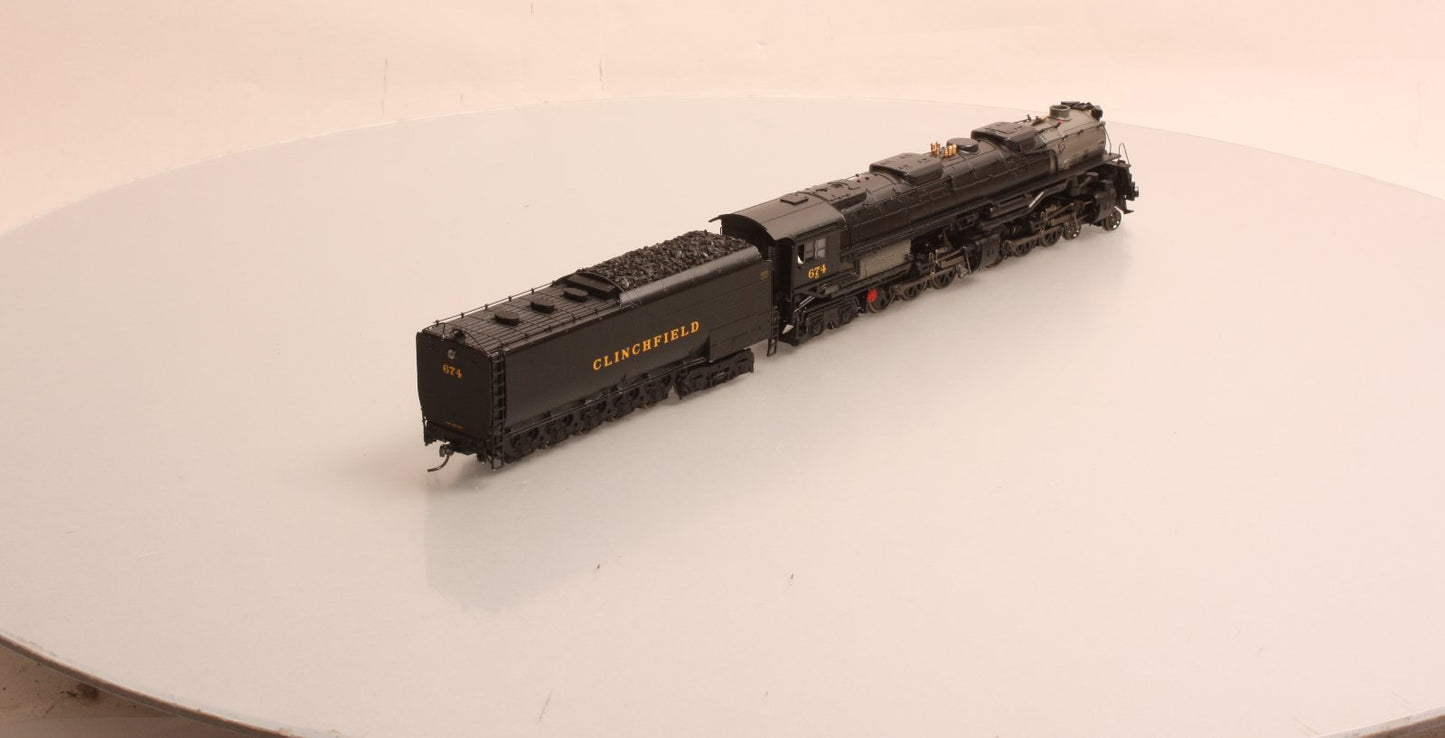 MTH 80-3204-1 Clinchfield #674 HO 4-6-6-4 Challenger w/PS3
