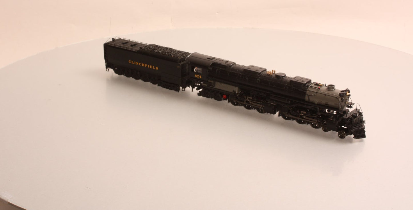 MTH 80-3204-1 Clinchfield #674 HO 4-6-6-4 Challenger w/PS3