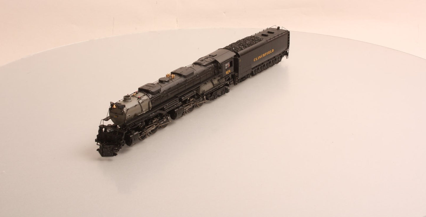 MTH 80-3204-1 Clinchfield #674 HO 4-6-6-4 Challenger w/PS3