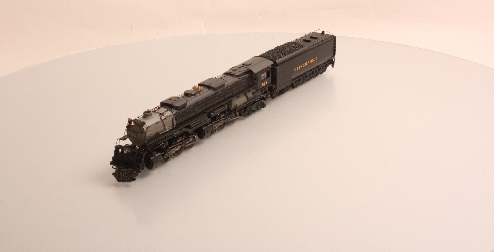 MTH 80-3204-1 Clinchfield #674 HO 4-6-6-4 Challenger w/PS3
