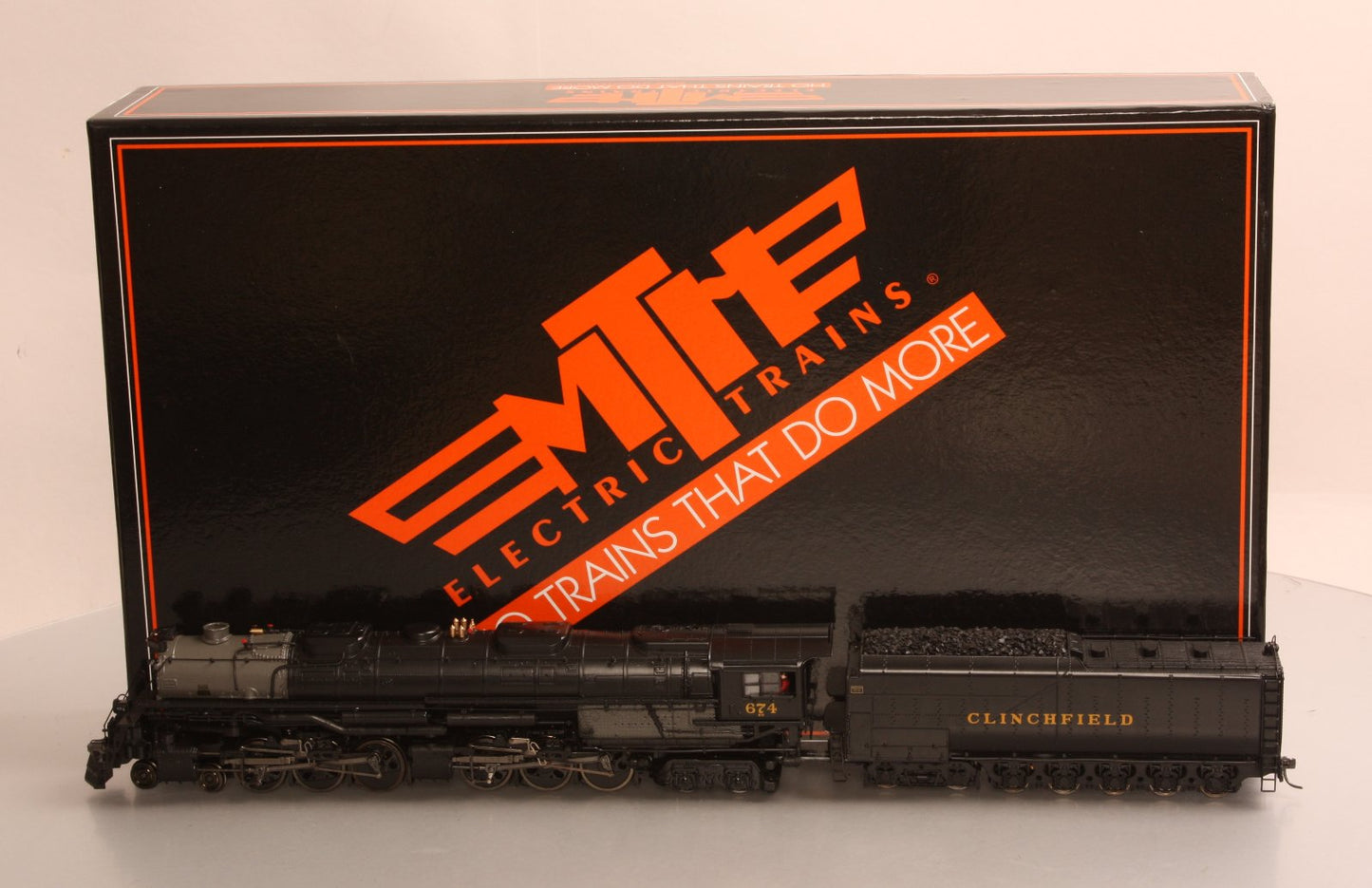 MTH 80-3204-1 Clinchfield #674 HO 4-6-6-4 Challenger w/PS3