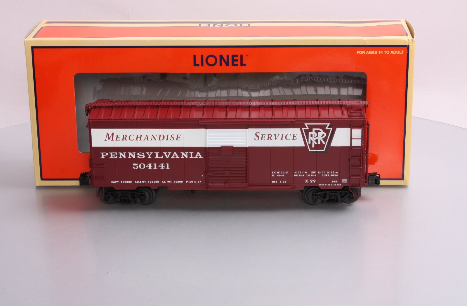 Lionel 6-27266 O Pennsylvania Express Boxcar #504141