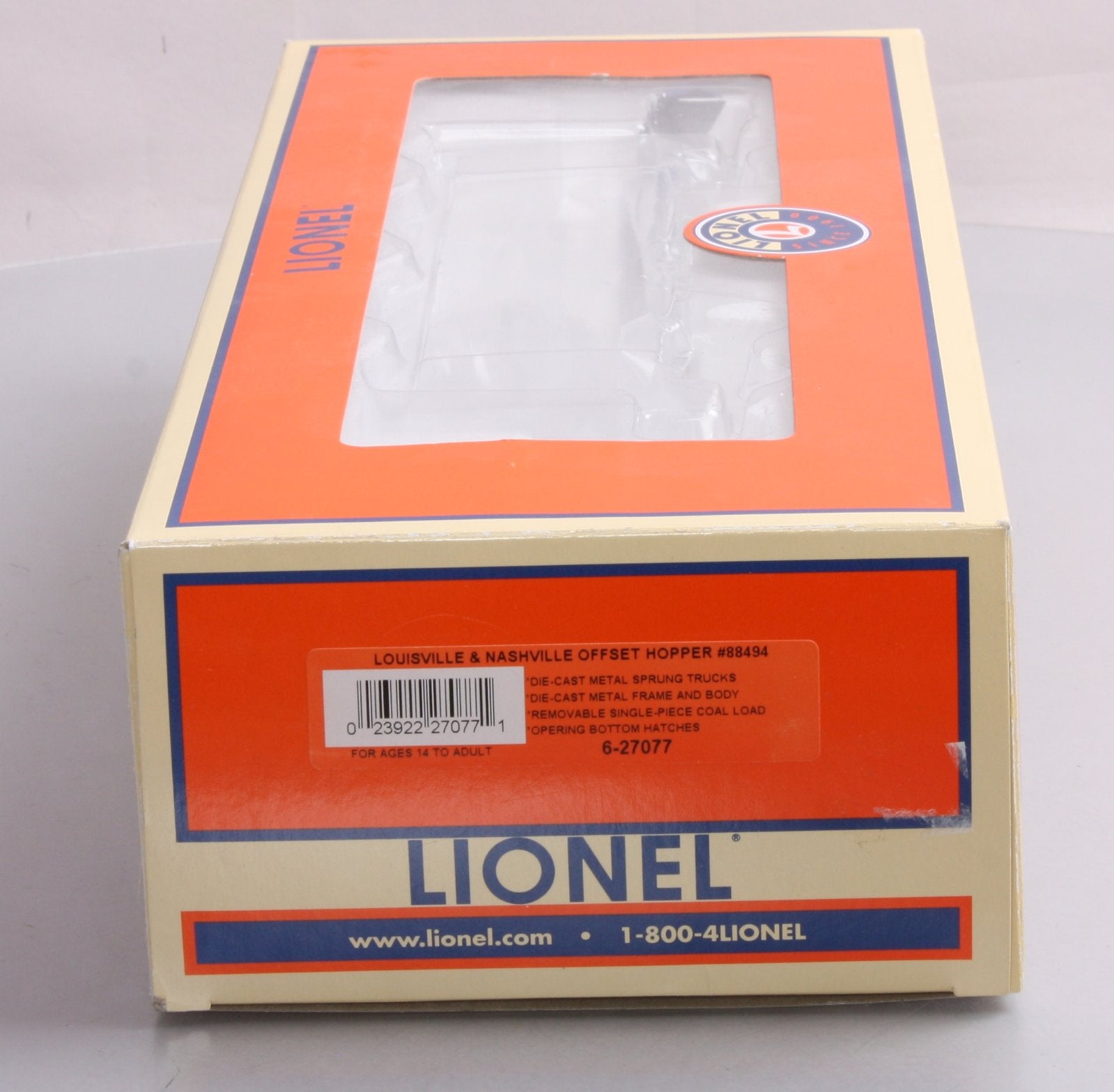 Lionel 6-27077 O L&N Offset Hopper