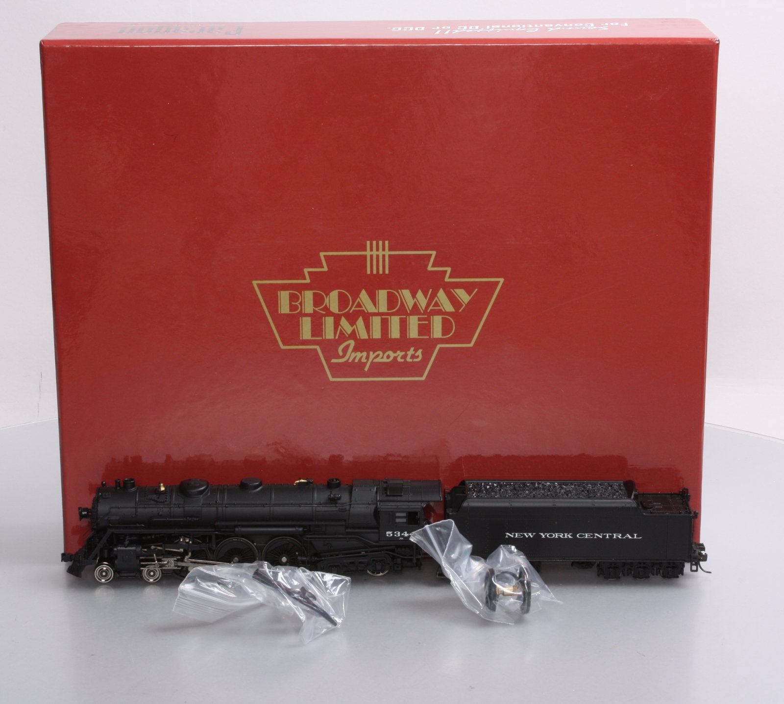 Broadway Limited 68 HO New York Central Steam Hudson 4-6-4 Powered J1e #5344