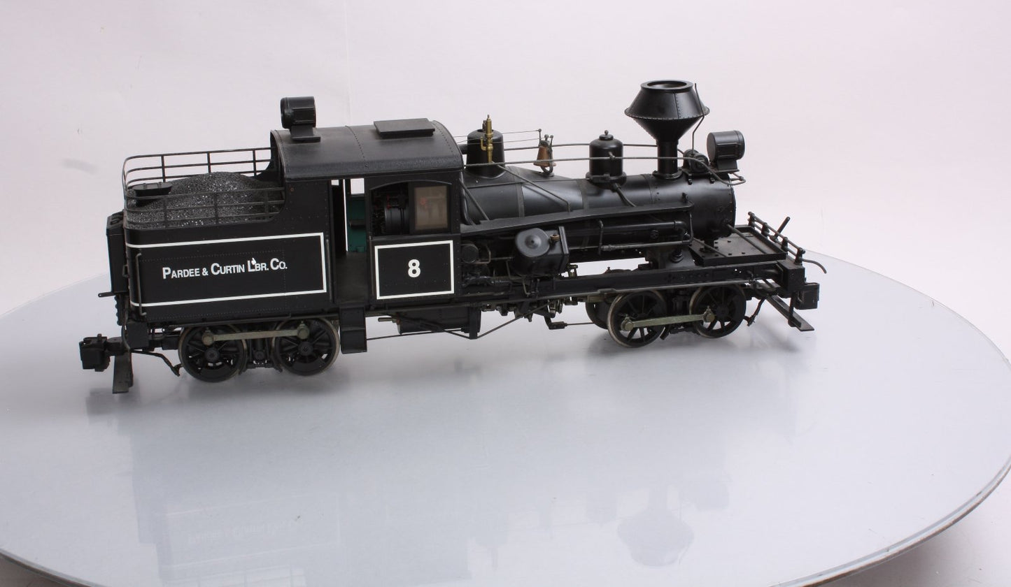 Bachmann 81796 1:20.3 Narrow Gauge Pardee Curtin Lumber Heisler Steam Locomotive