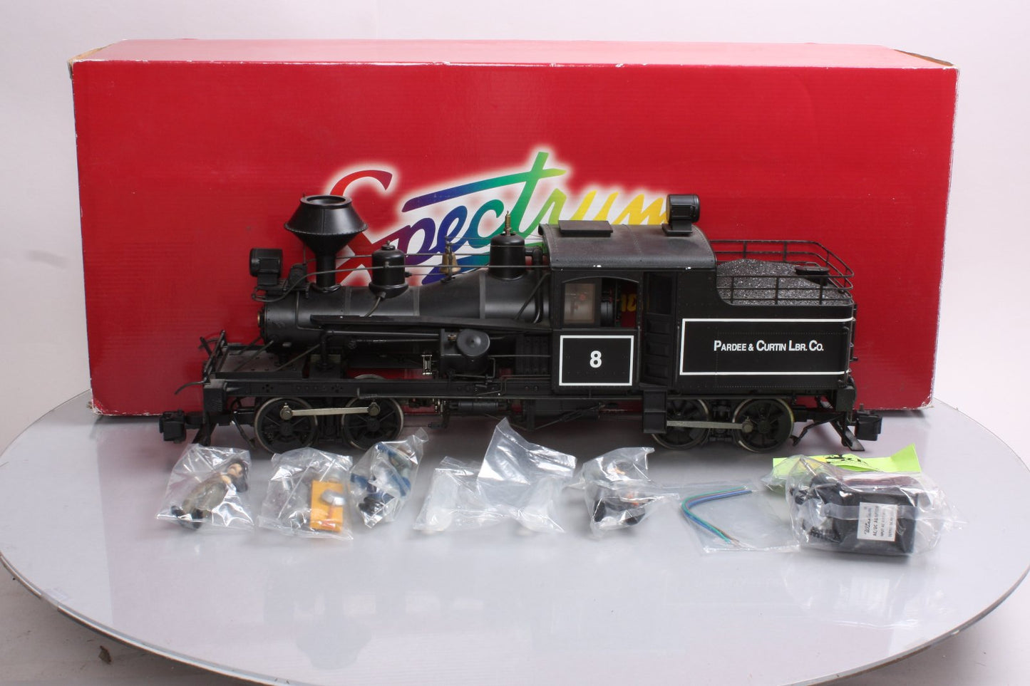 Bachmann 81796 1:20.3 Narrow Gauge Pardee Curtin Lumber Heisler Steam Locomotive