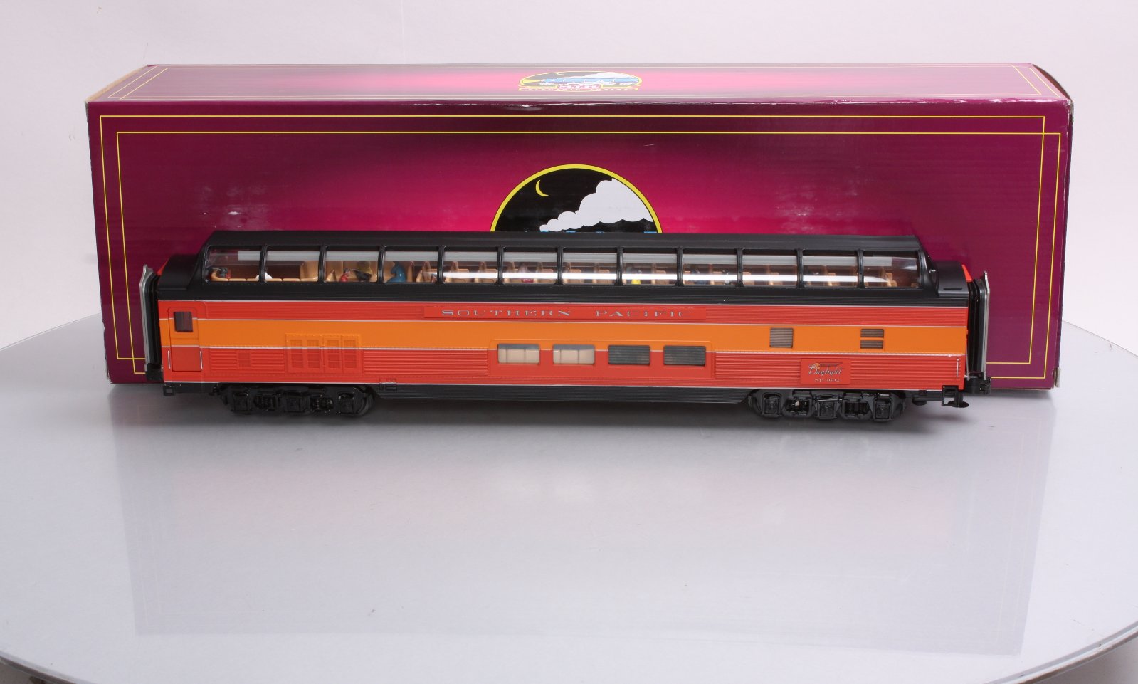 MTH 20-67216 SP 70' Ribbed Vista Dome Passenger Car #3602