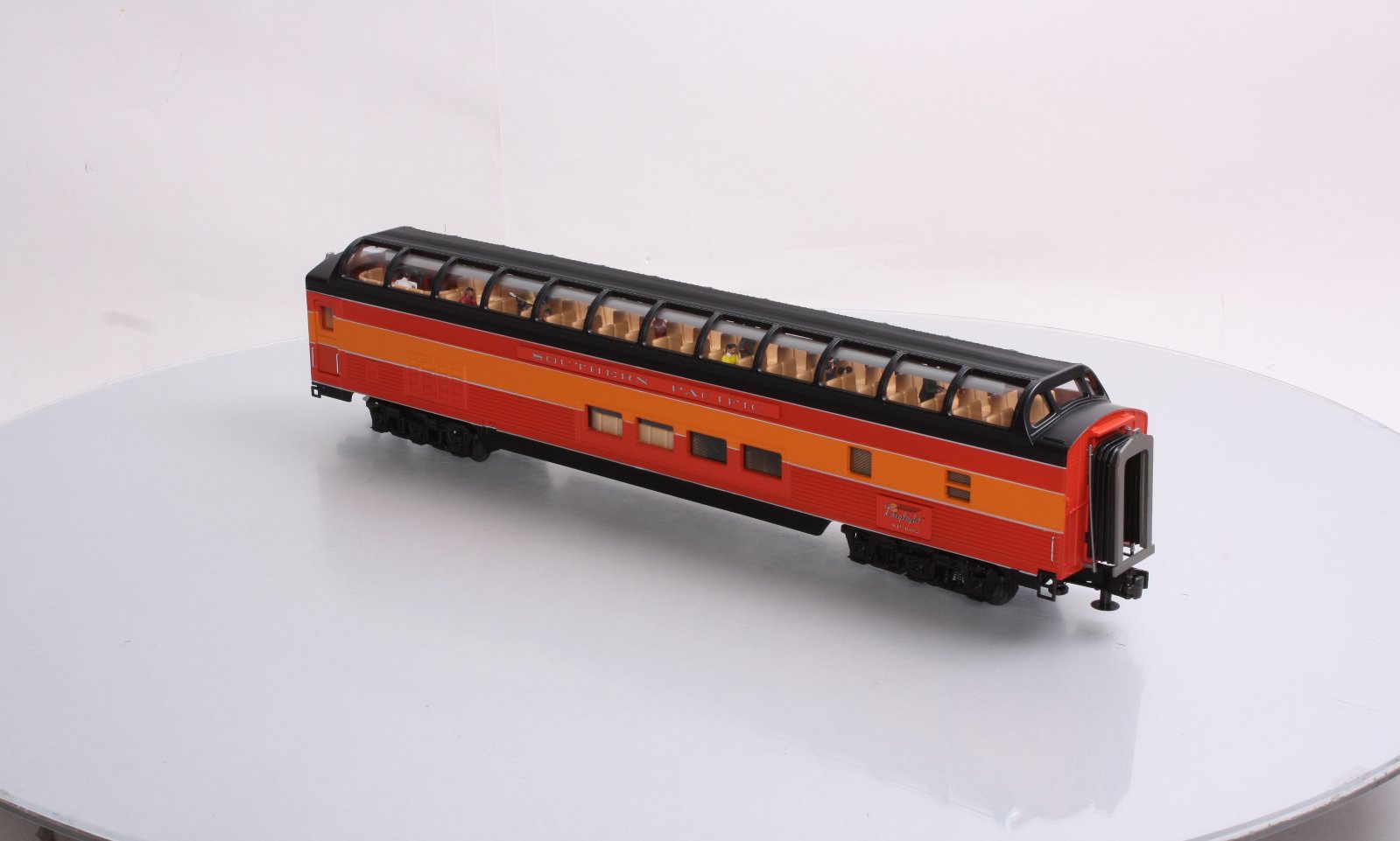 MTH 20-67216 SP 70' Ribbed Vista Dome Passenger Car #3602