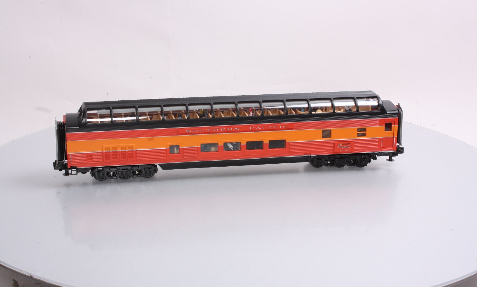 MTH 20-67216 SP 70' Ribbed Vista Dome Passenger Car #3602
