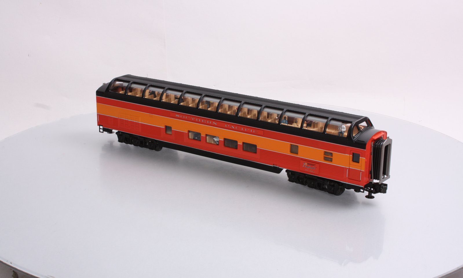 MTH 20-67216 SP 70' Ribbed Vista Dome Passenger Car #3602