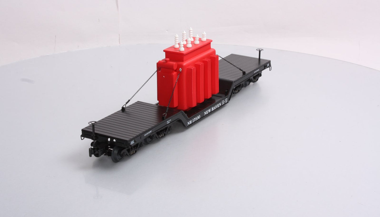 Lionel K-Line 6-22668 New Haven Scale DC Flat Car With Transformer