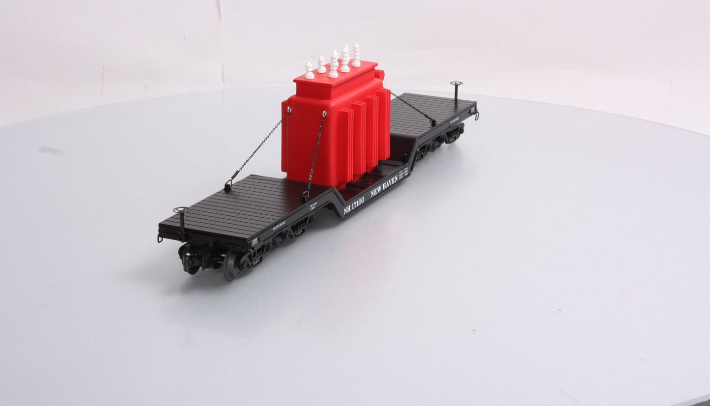 Lionel K-Line 6-22668 New Haven Scale DC Flat Car With Transformer
