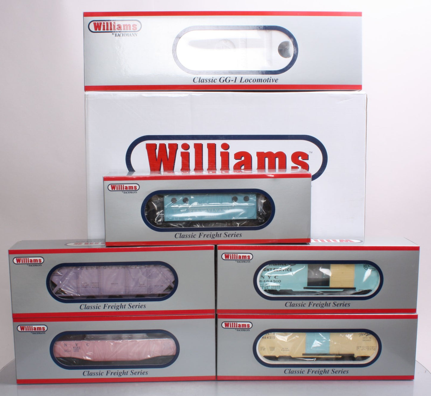 Williams 00303 Girl's GG-1 O Gauge Electric Freight Train Set