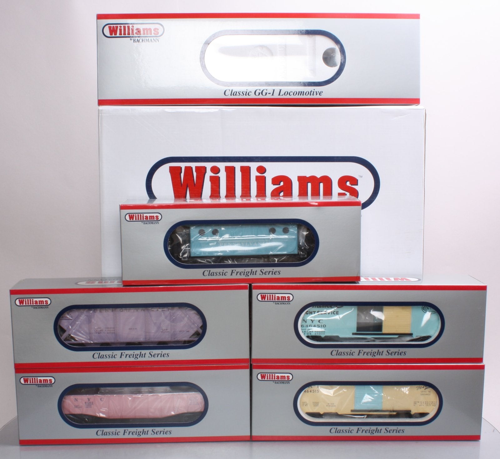 Williams 00303 Girl's GG-1 O Gauge Electric Freight Train Set