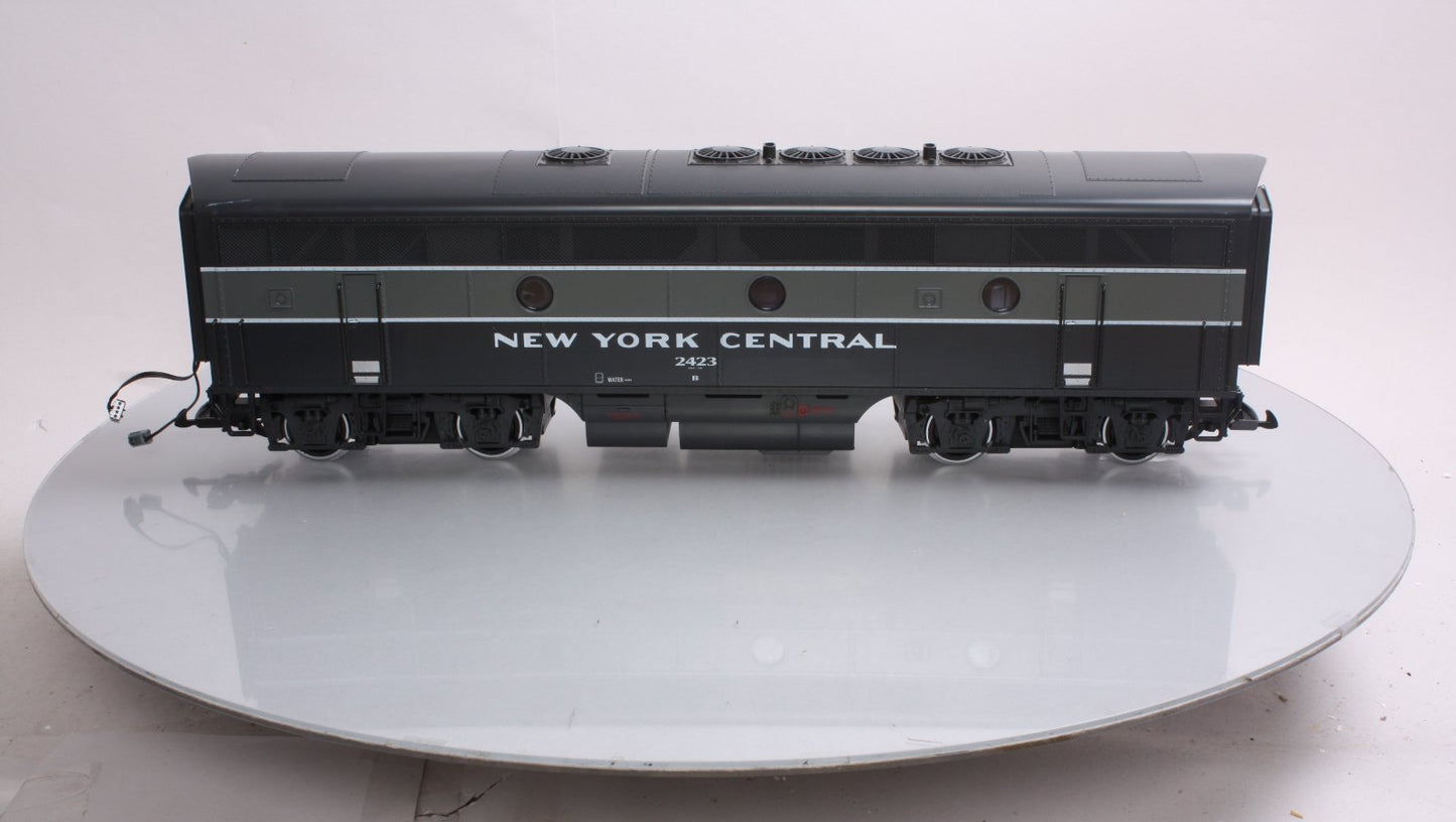 LGB 21582 G Scale NYC F7 B Unit Non-Powered Diesel Locomotive with Sound #2423