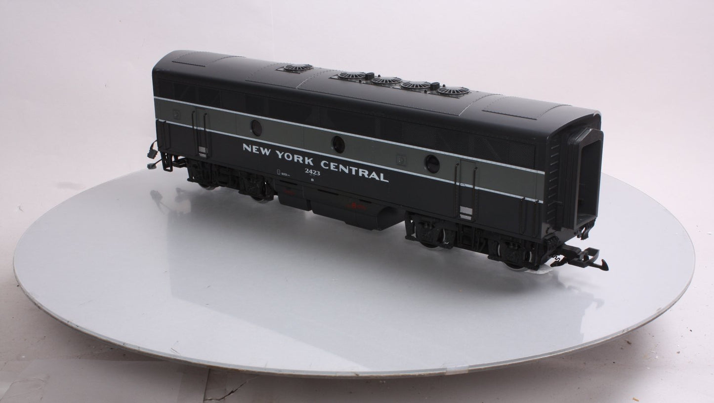 LGB 21582 G Scale NYC F7 B Unit Non-Powered Diesel Locomotive with Sound #2423