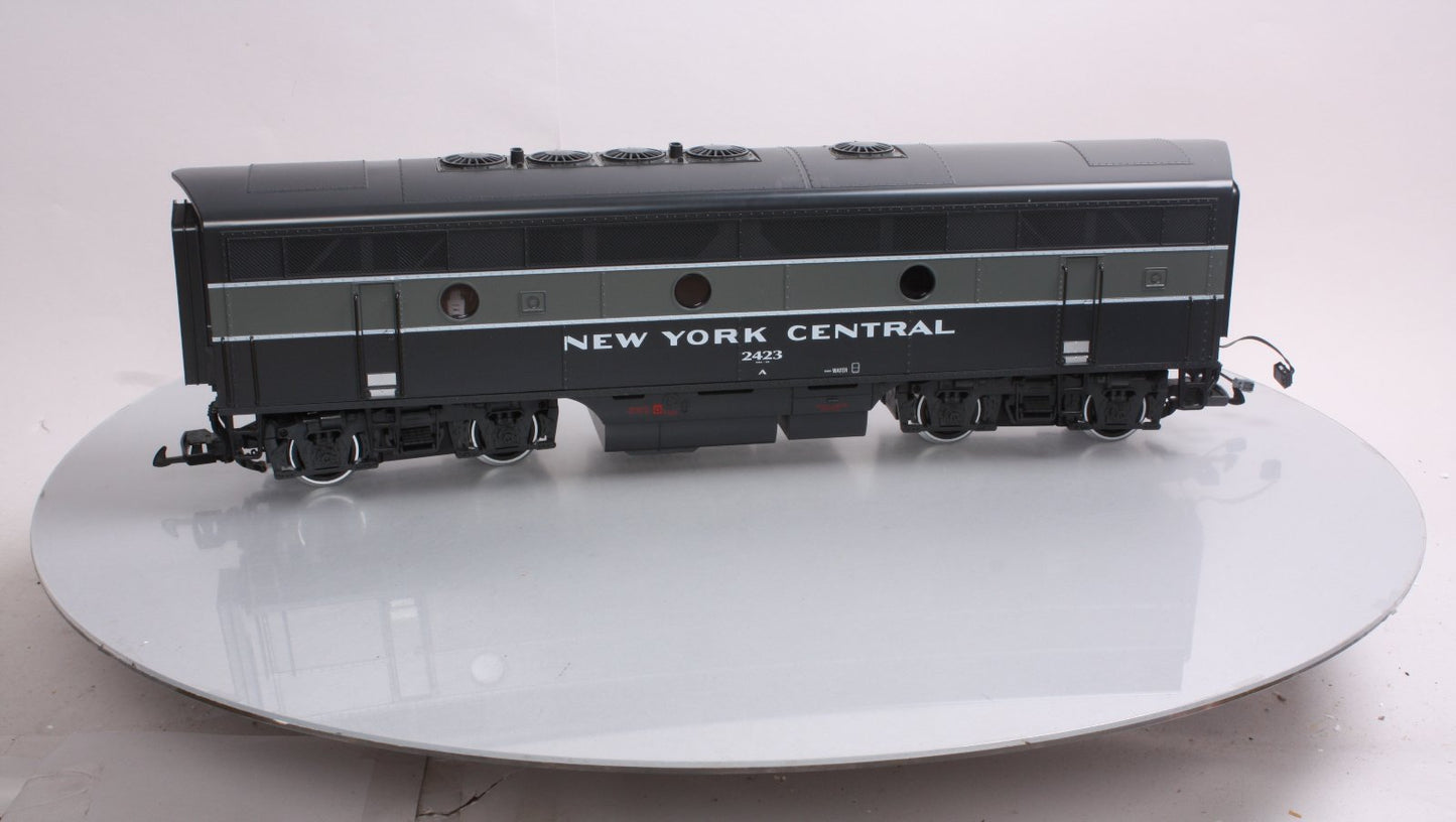 LGB 21582 G Scale NYC F7 B Unit Non-Powered Diesel Locomotive with Sound #2423