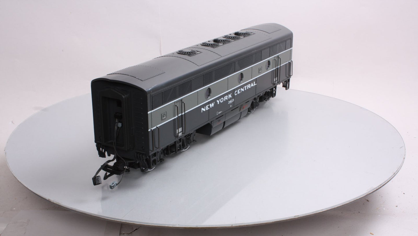 LGB 21582 G Scale NYC F7 B Unit Non-Powered Diesel Locomotive with Sound #2423